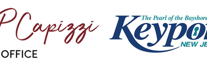 JP Capizzi logo and Borough of Keyport Logo
