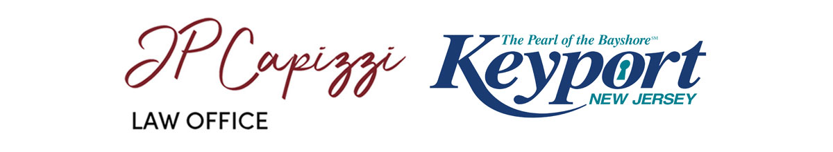 JP Capizzi logo and Borough of Keyport Logo